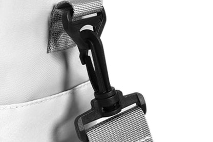 11L Large Insulated Lunch Bag Thermal Lunch Box Leakproof Cooler Tote Bag-Grey