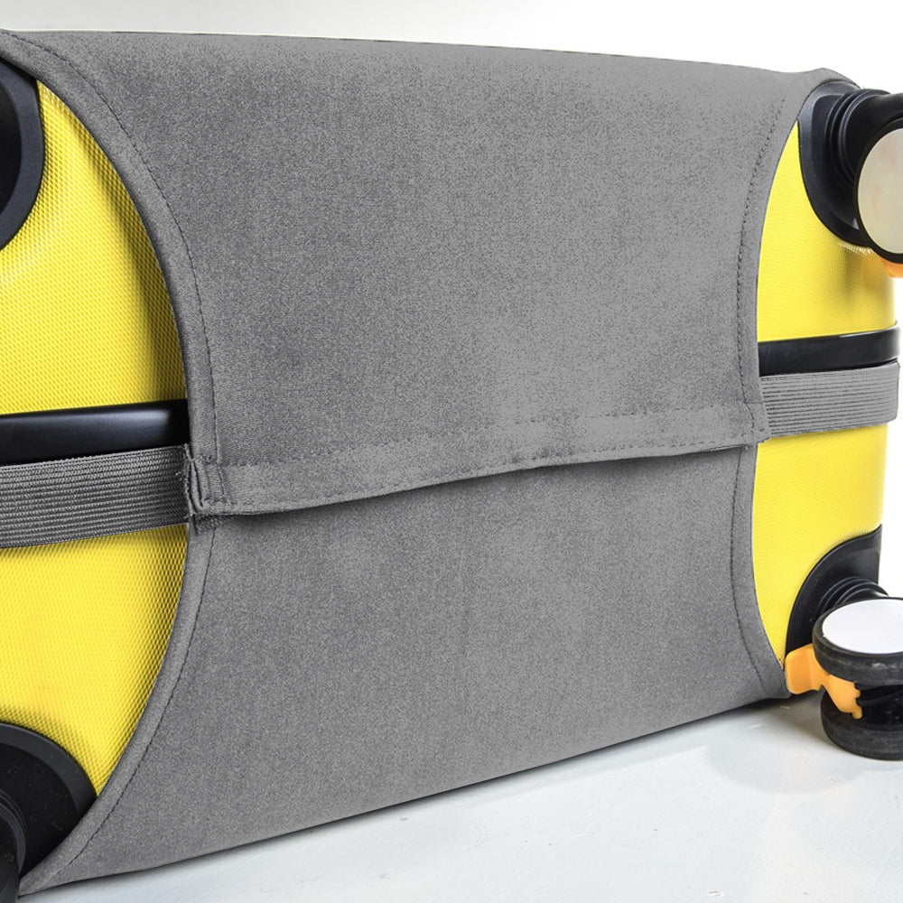 Elastic Luggage Suitcase Cover Travel Case Protector Anti Scratches Slipcover Gray