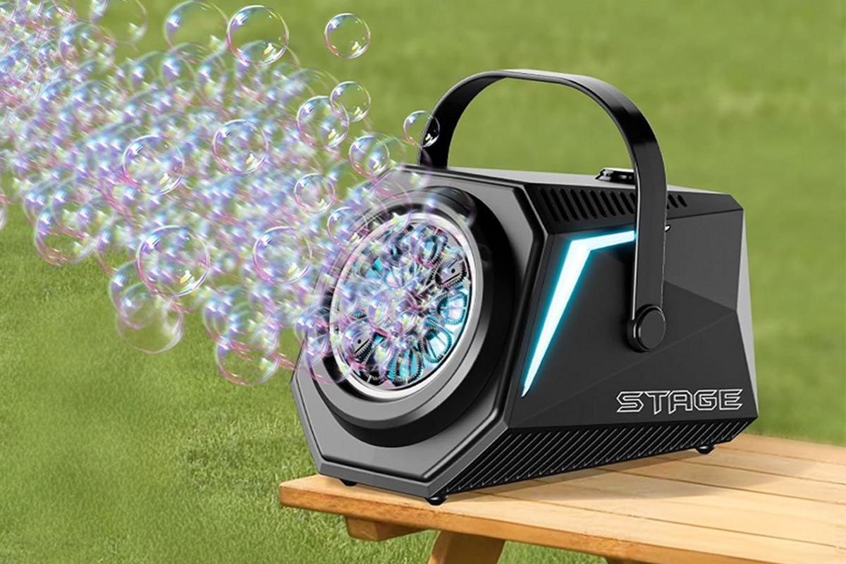 Automatic Blower Remote Control Bubble Machine - Black
