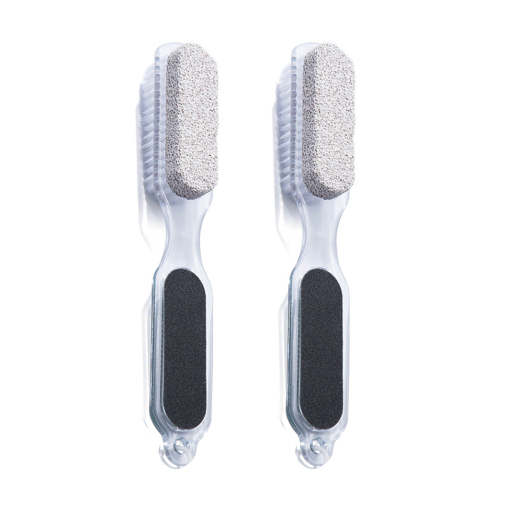 2pcs 4 in 1 Foot Pumice Exfoliation Smoother Kit Cleaning Tools Set