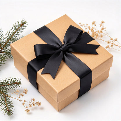 22m Double Sided Polyester Satin Ribbon for Christmas Gift Wrapping
