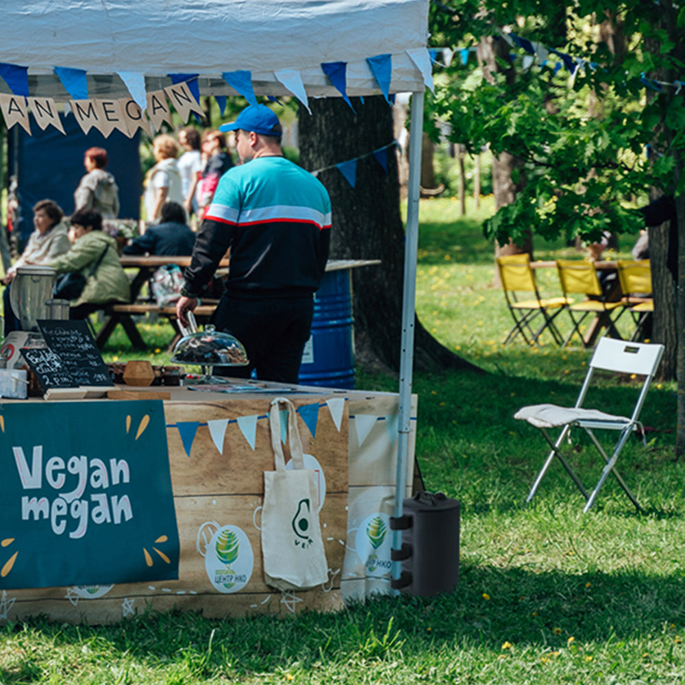 4Ps Canopy Weight Water Bag Anti-Wind Weight Anchor for Tent Awnings Camping Outdoor Umbrella