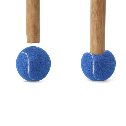 4PCS Walker Tennis Balls Universal Precut Glide Balls For Furniture Legs Walker-Blue