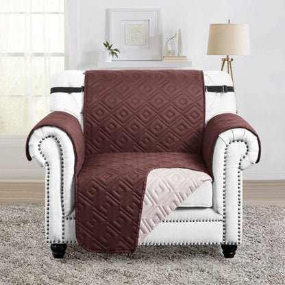 Reversible Sofa Slipcover Water Resistant Sofa Cover Couch Covers Furniture Protector Brown