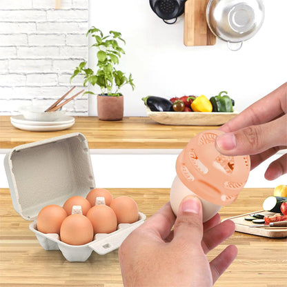 Set of 2Pcs Egg Cleaning Brush Fresh Egg Scrubber Reusable Egg Washing Tools Pink