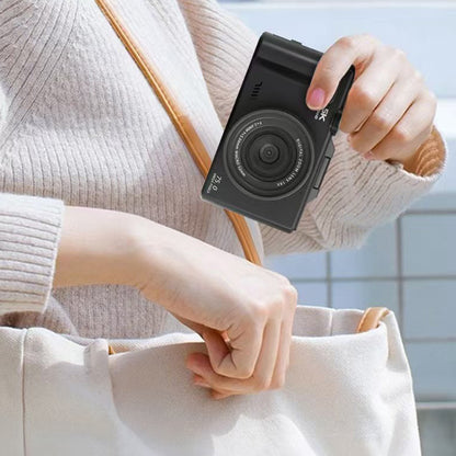 5K Digital Camera with 180-degree Flip Screen Autofoucs Vlogging Camera for YouTube -Black