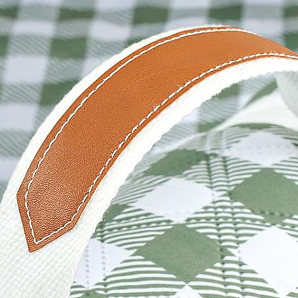 Outdoor Picnic Blanket Splash-resistant Foldable Travel Mat 203x203cm-Green
