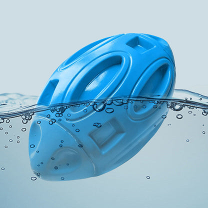 Puppy Chew Ball With Squeaker Dog Chew Toys Squeaky Dog Toys For Aggressive Chewers Blue