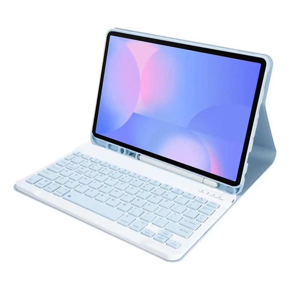 Keyboard Case & Mouse for Samsung Tab S11 S10 S9 S8 S7 - Blue