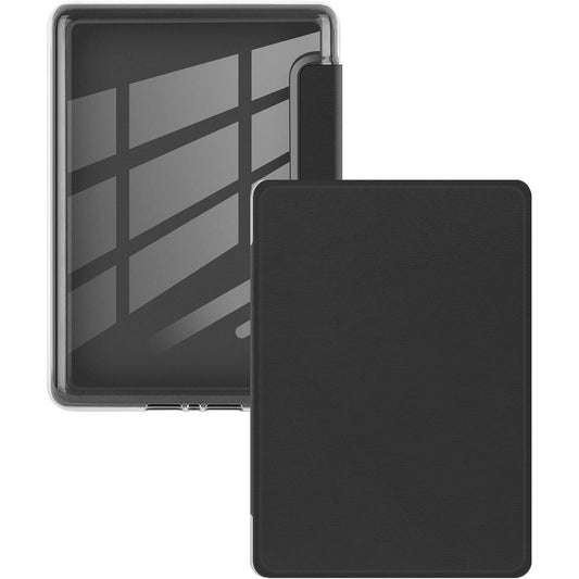 Acrylic Protection Case for Kindle 2024/2022 KPW5 KPW6 with Magnetic Closure-Black