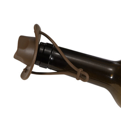 Western Cowboy Hat Silicone Wine Bottle Stopper Champagne Sealer -Coffee