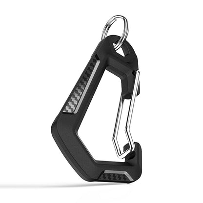 Rugged Protective Case for Airpods Pro 3 with Carabiner Clip and Kickstand-Black