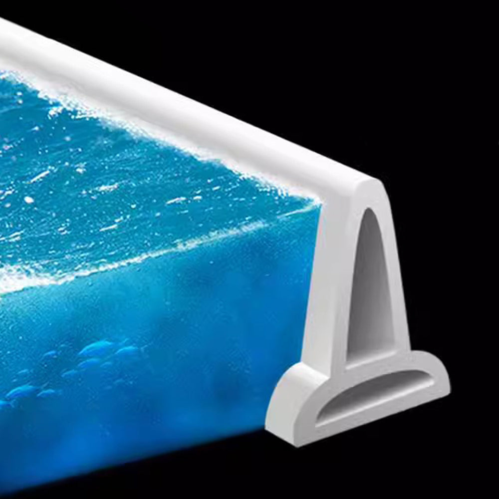 Bendable Rubber Waterproof Strip Self Adhesive Shower Splash Guard Dry And Wet Separation