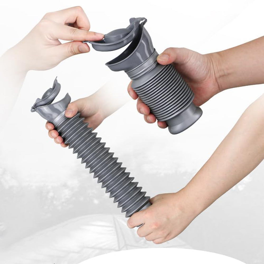 2Pcs 750ml Pee Bottles Collapsible Urine Bottle Car Pee Bottle For Men And Women-Grey