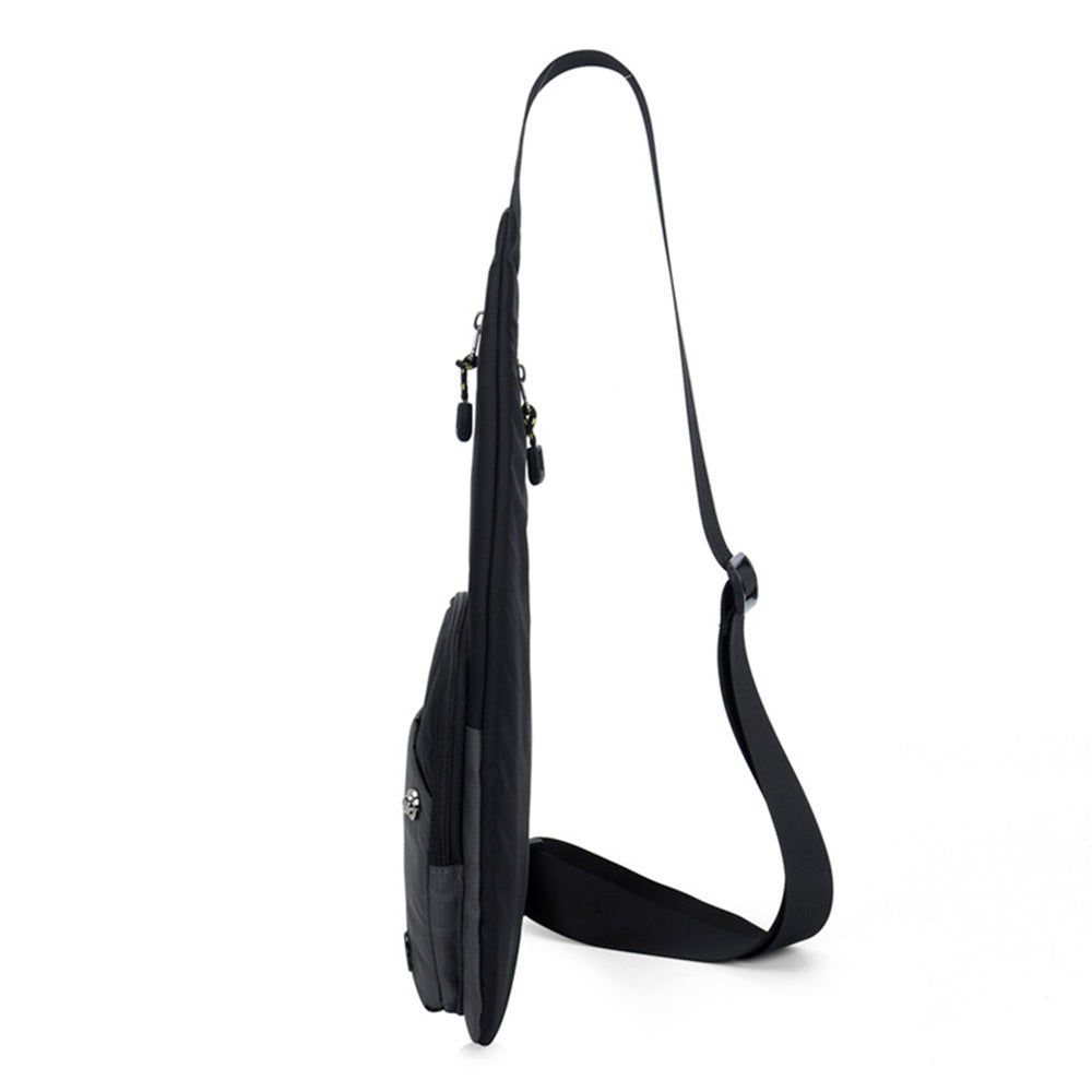 Chest Sling Bag Unisex Large Capacity-Drak Grey