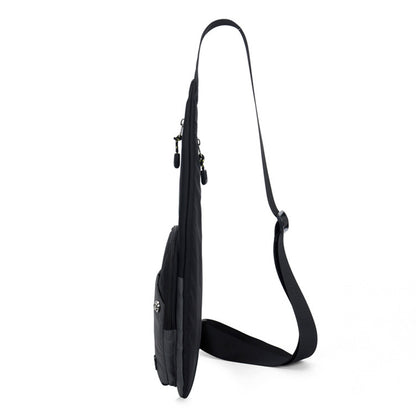 Chest Sling Bag Unisex Large Capacity-Drak Grey