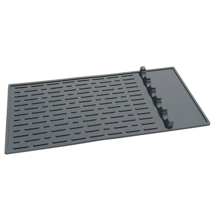 Silicone Heat Resistant Mats for Countertop Air Fryer Mat for Microwave Oven-Grey