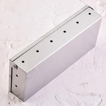 Stainless Steel Smoker Box for Wood Chips Barbecue Meat Smoking Tool Grilling Accessories