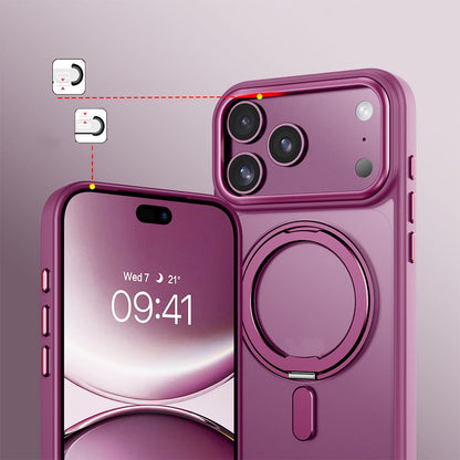 360 Degree Rotating Stand Case for iPhone 18Pro 17Pro - Red