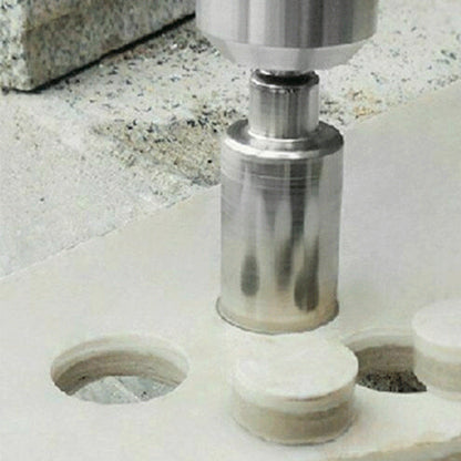 15 PCS Drill Bit Set for Glass Tile  Precision Hole Saws 0.6-0.05cm