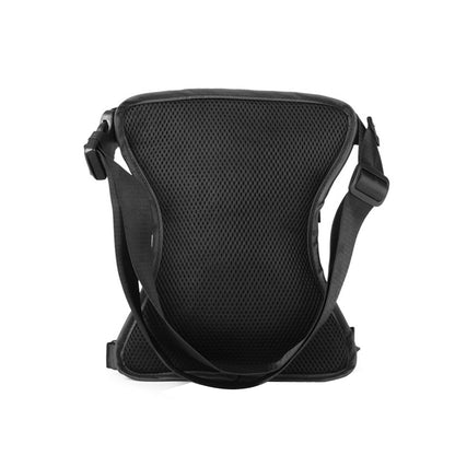 Men's Tactical Leg Bag Drop Legs Belt Pack Waist Bag for Travel Riding Hiking Black