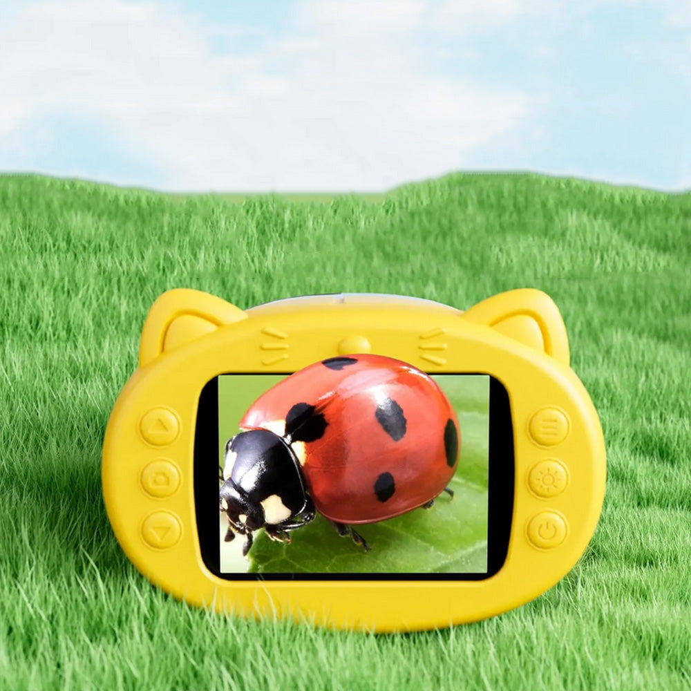 1000X Handheld Microscope 1080P Mini Pocket Digital Microscopes-Yellow