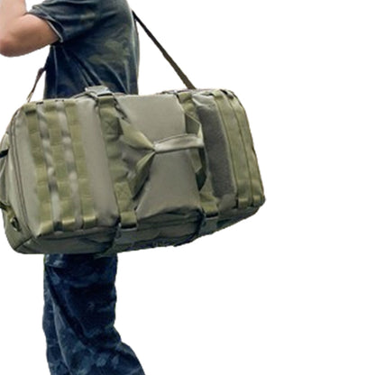 60L Military Tactical Backpack Trekking Rucksack Travel Sports Duffle Bag Green
