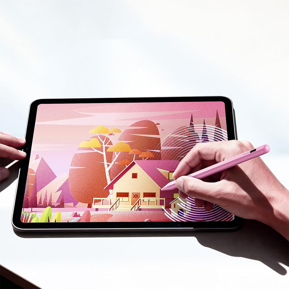 Capacitive Stylus Pen Compatible With iPad and Tablet - Pink