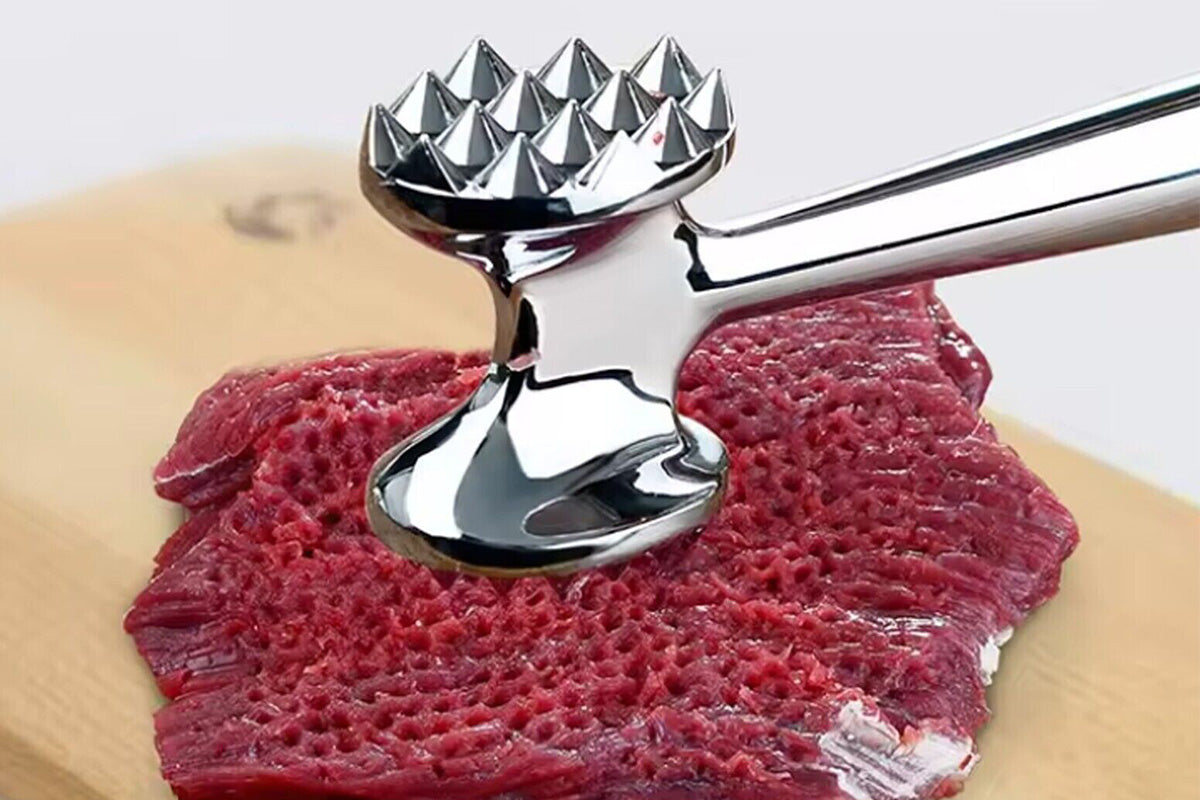 Meat Tenderizer Mallet Dual Sided Meat Hammer Chicken Pounder for Steak and Beef-Without?Hanging?Hole