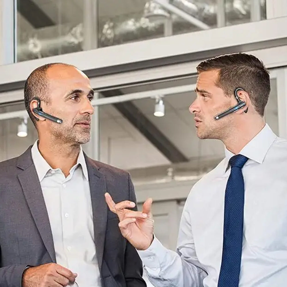 Single Ear Headphone Wireless Bluetooth Headset with Charging Case