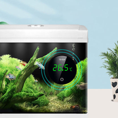 For Fish Tank Digital Thermometer LED Display Tank Thermometer Aquarium Temperature Measurement Tool