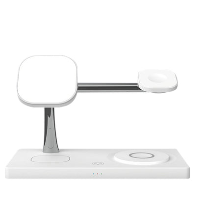 7-in-1 Wireless Charger Dock Station ¨C With Night Light and USB Output White