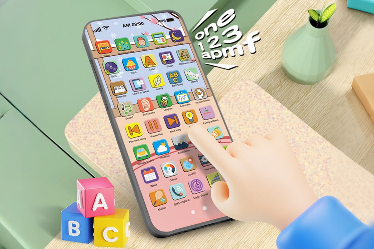 Learning Phone Toy with Over 10000 Educational Contents Touch Screen -Rabbit