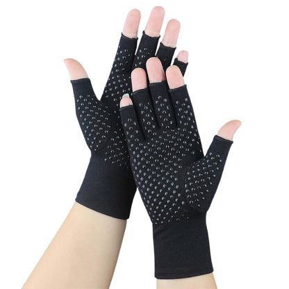 Women Arthritis Compression Gloves Anti-Slip for Hand Pain and Osteoarthritis -Black