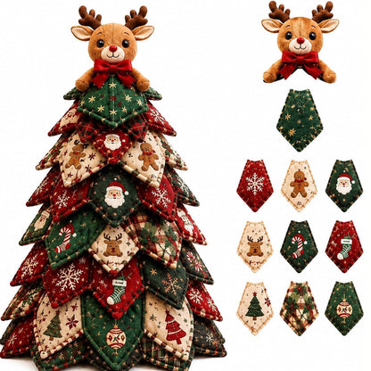 Christmas DIY Felt Craft Kit 3D Quilted Christmas Decoration Kit for Adult - Reindeer