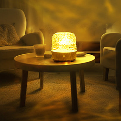 Ambient Lighting & Bluetooth Speaker with 16 Light Colors-Brown