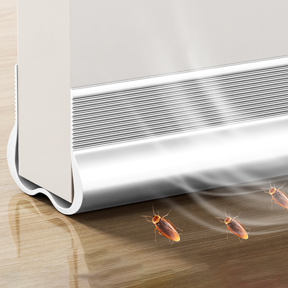 Door Draft Stopper Under Door Draft Blocker Noise Cold Air Draft Guard Door Gap Sealing White