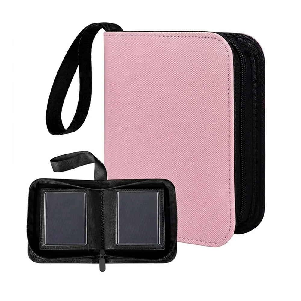 40 Pockets Card Album with 20 Pages-Pink