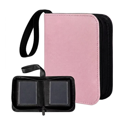 40 Pockets Card Album with 20 Pages-Pink