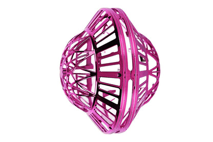Flying Orb Ball Toy Galaxy Boomerang Hover Ball with LED Light -Purple