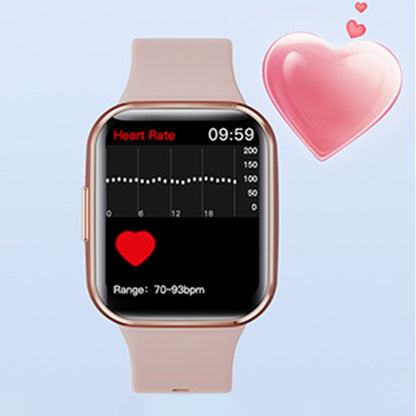 Smart Watch Fitness Tracker Heart Rate 25 Sport Modes for Men Women Waterproof-Pink