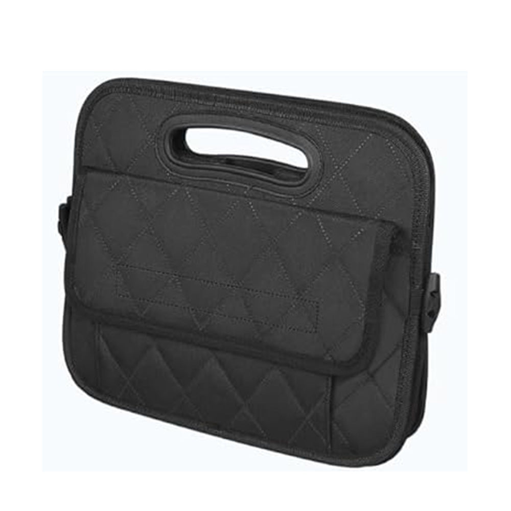 55L Foldable Car Trunk Organzier 6-Pocket Storage Box for Home Car Office Black