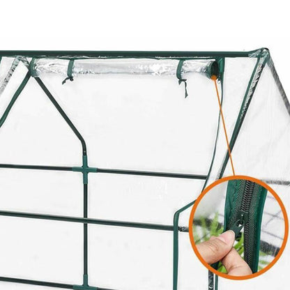 Clear Outdoor Plant Greenhouse Waterproof Garden Shed with Zippered Windows Style 1