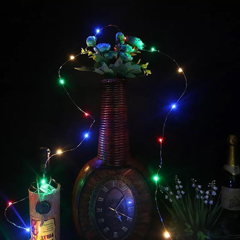 20m LED String Lights USB Powered 200 LEDs Copper Wire String Lights-Multicolour