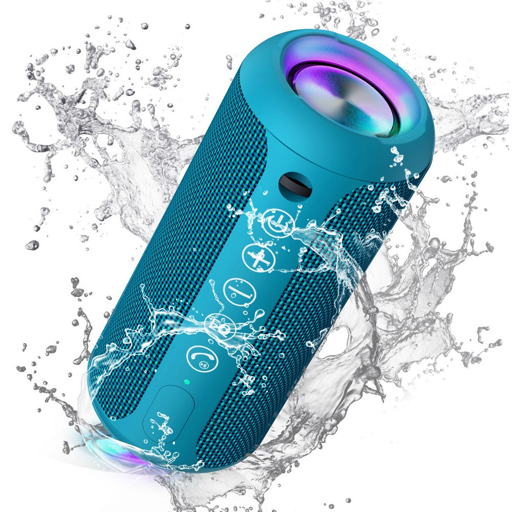 Portable Bluetooth Speaker IPX7 Waterproof Wireless Speaker for Birthday Party-blue