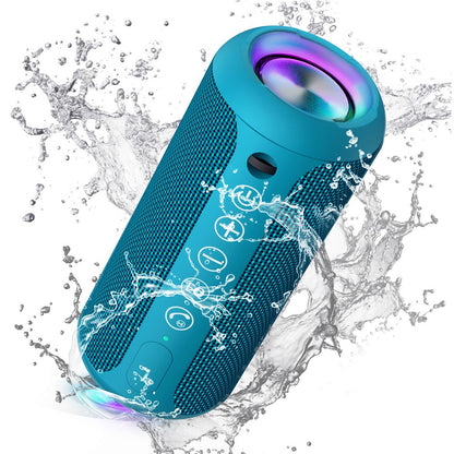 Portable Bluetooth Speaker IPX7 Waterproof Wireless Speaker for Birthday Party-blue