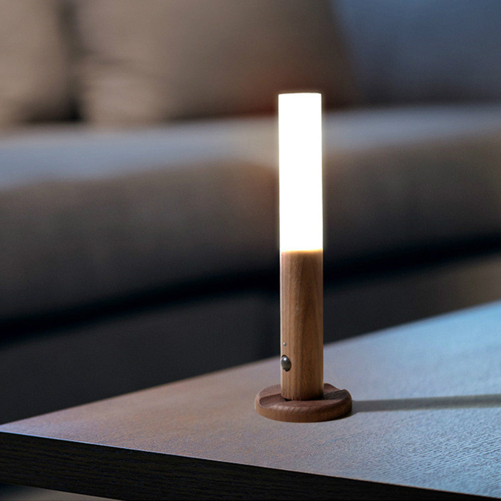 Magnetic Motion Sensor Night Light Rechargeable LED Wall Lights Stairway Induction Lamp-Style 2