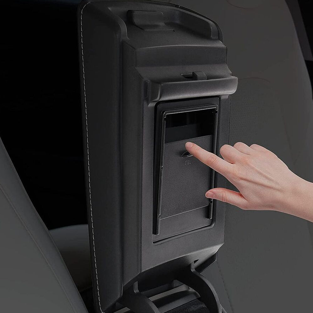 Center Console Hidden Armrest Storage Box for Tesla Model 3/Y