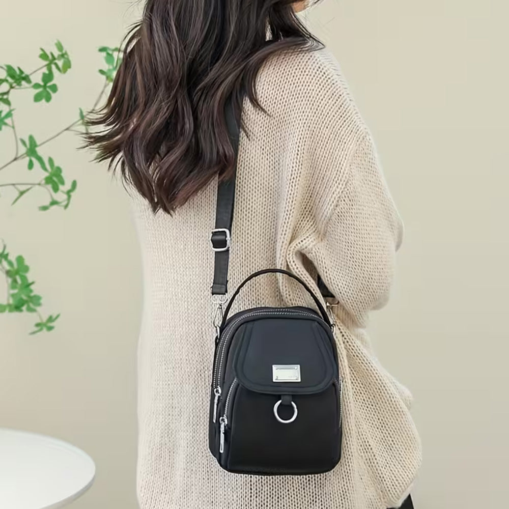 Small Crossbody Bag for Women Mini Phone Purses with Crossbody Strap Shoulder Bag-Black