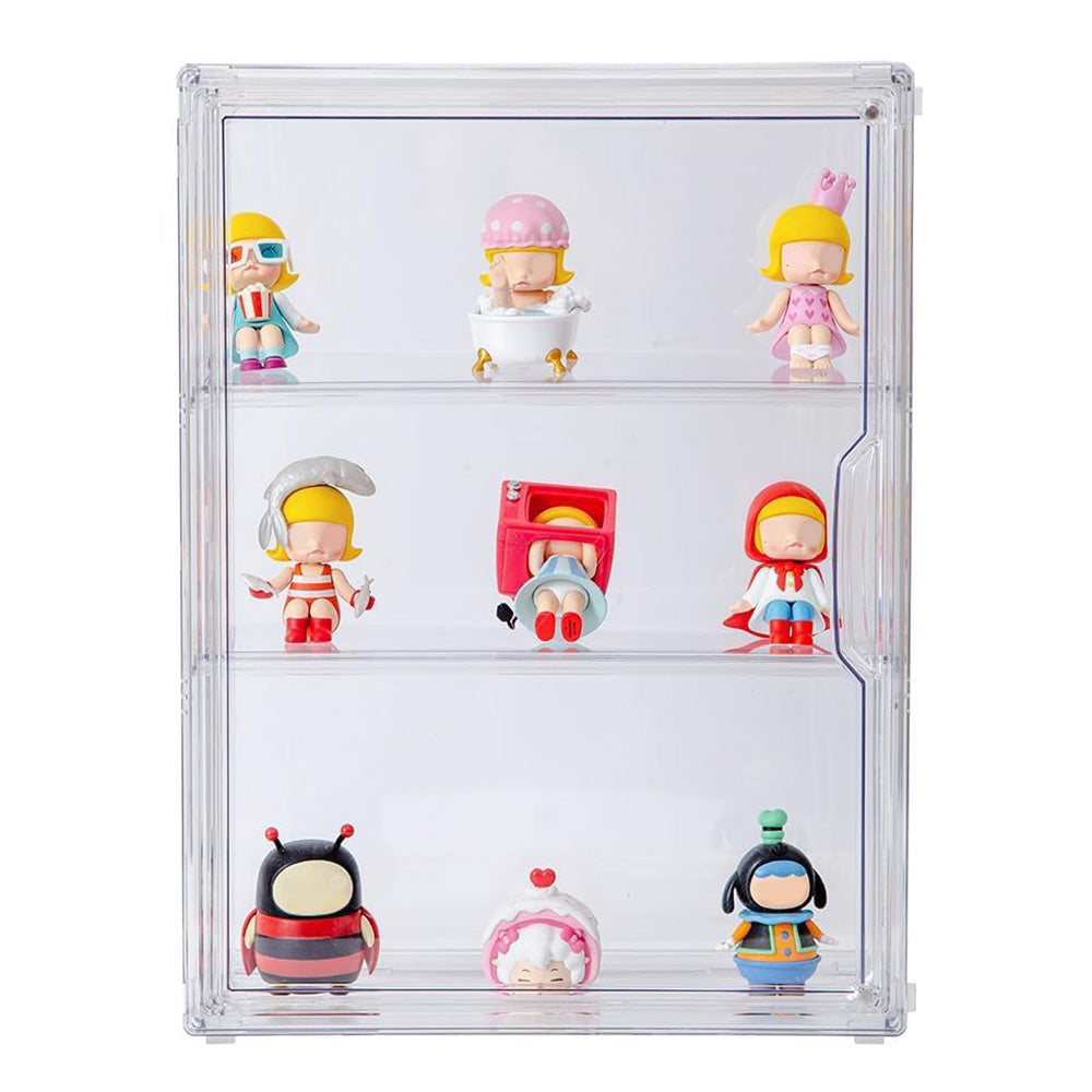 Clear Display Showcase for Figures Acrylic Storage Organizers Box for Collectibles Action Figure LABUBU